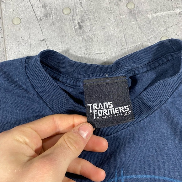 2009 Navy Transformers Movie Promo Tee Shirt - Picture 3 of 7